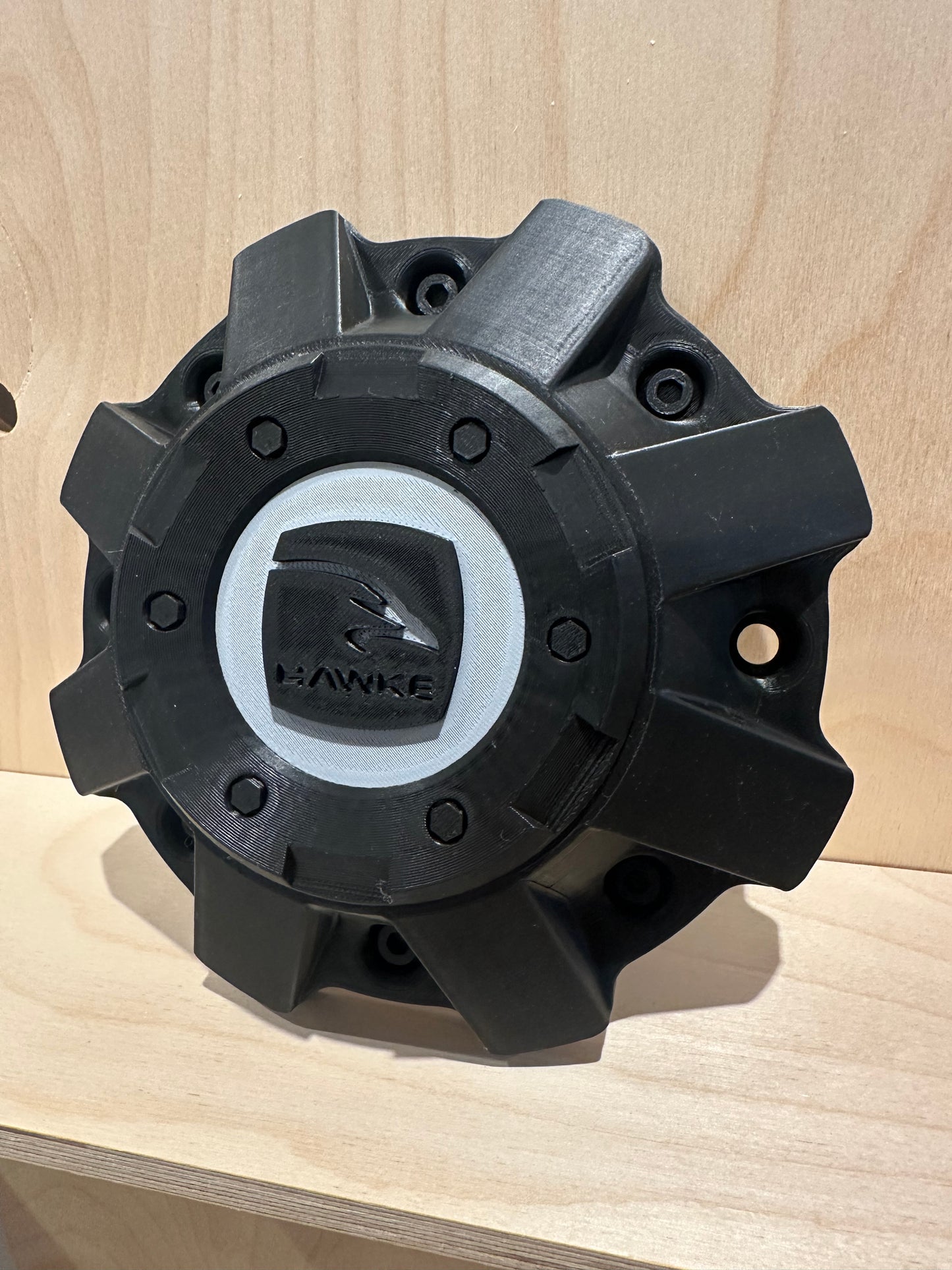 Custom Designed and made wheel centre caps