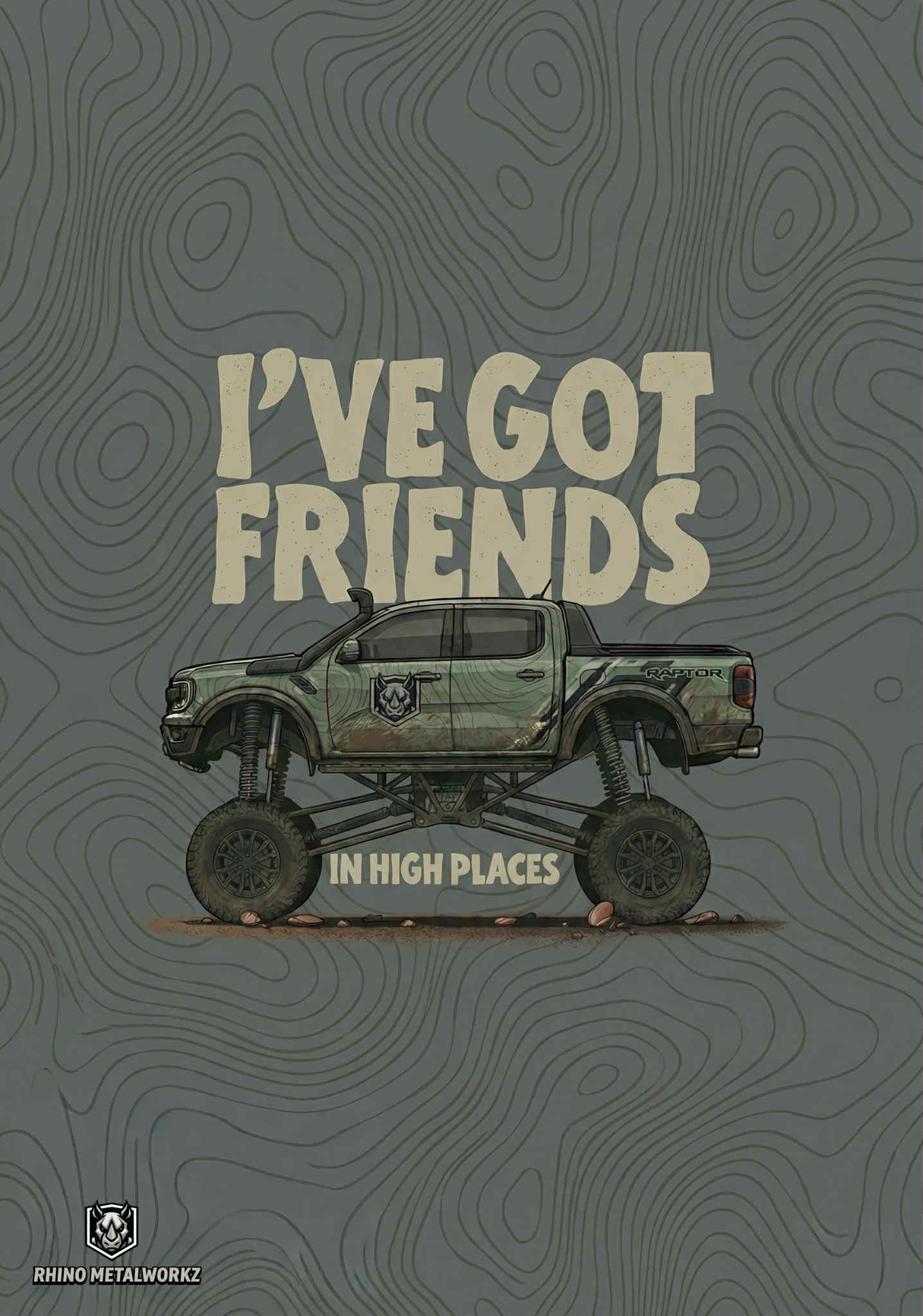 Friends in high places hoodie