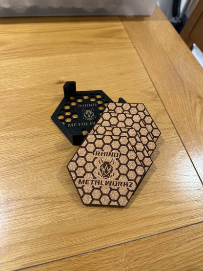Hex coasters